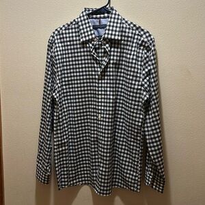Tommy Hilfiger Slim Fit Gingham Cotton Men’s Shirt Medium